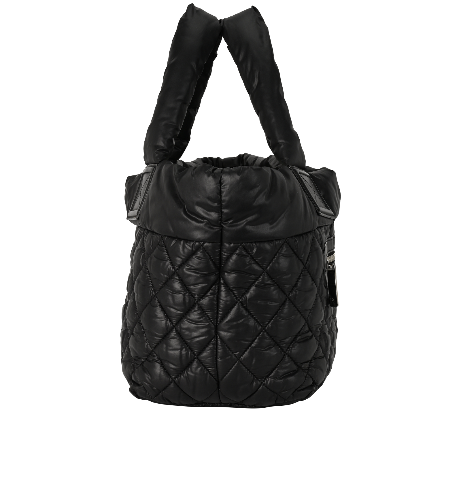 Coco Cocoon, &pound;895, Handbags, Black, Nylon, Side view